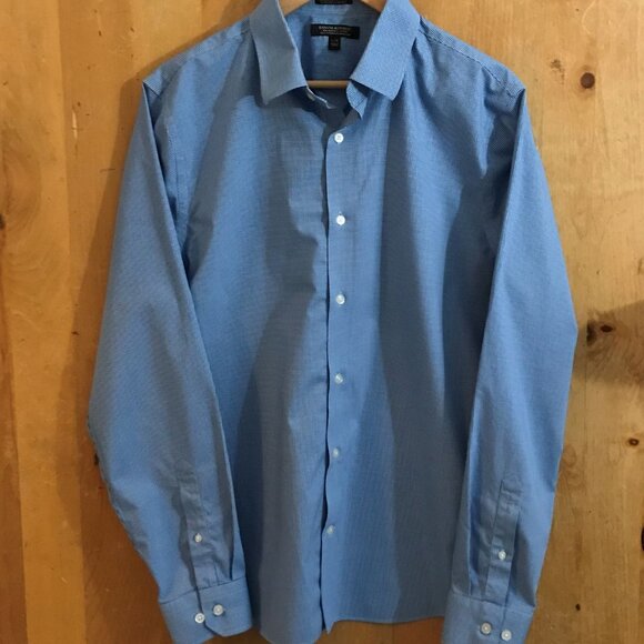 Banana Republic Other - Banana Republic Men’s Slim Fit Shirt – Size L – 100% Cotton – Untucked